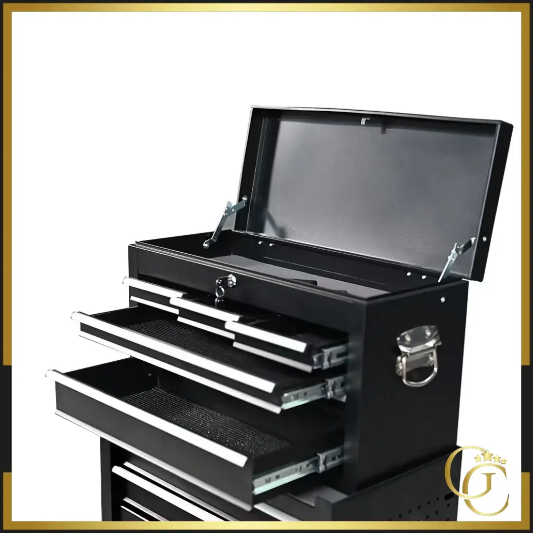 Servante de coiffure sera noir - servante de tatouage professionnelle - chariot pour salon de coiffure - mobilier de tatouage professionnel - mobilier barbier professionnel