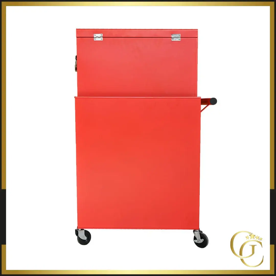 Servante de coiffure sera rouge - servante de tatouage professionnelle - chariot pour salon de coiffure - mobilier de tatouage professionnel - mobilier barbier professionnel