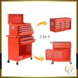 Hairdressing trolley will be red - professional tattoo trolley - cart for hair salon - professional tattoo furniture - professional barber furniture