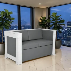 ANGEL Sofa (3) Waiting room sofa - Waiting room bench - Waiting room furniture - Reception sofa - Reception bench - Waiting room seat - Waiting room seating - Medical office sofa - Washable medical bench - Corporate office sofa - Modular bench - Corner sofa - Beam-mounted bench - 2-seater sofa - Backless bench - Designer sofa - Scandinavian bench - Cozy sofa - Fire-retardant M1 bench - Heavy-duty furniture - Buy professional sofa - Waiting bench price - Reception furniture quote - Custom sofa manufacturer