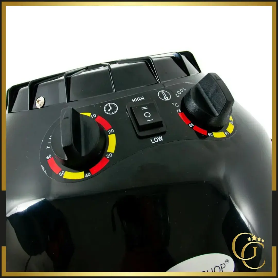 Gabbiano dryer helmet li-202s black - Gabbiano stand-up dryer helmet - Gabbiano hair dryer helmet - professional dryer helmet - Professional hairdressing equipment