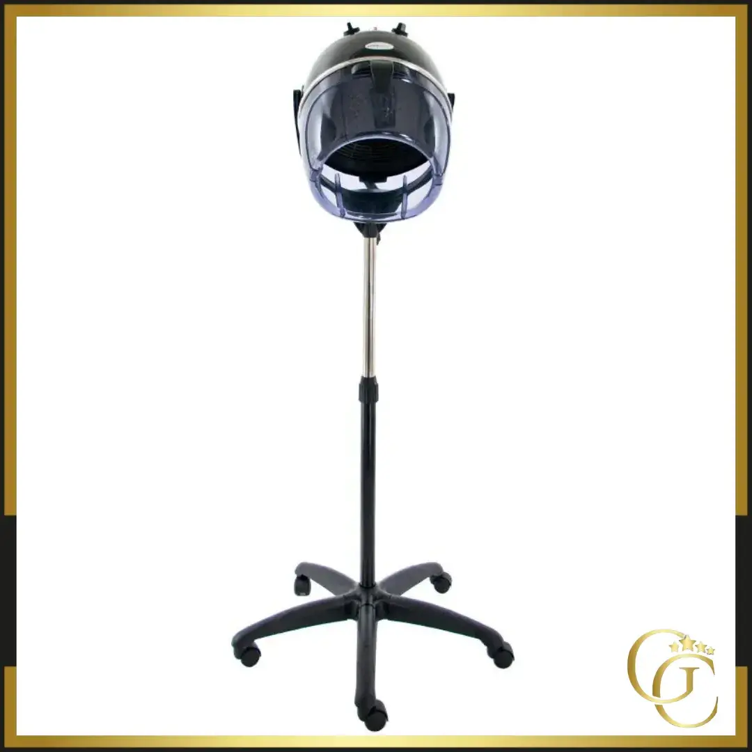 Gabbiano dryer helmet li-202s black - Gabbiano stand-up dryer helmet - Gabbiano hair dryer helmet - professional dryer helmet - Professional hairdressing equipment