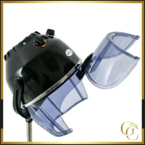 Casque de séchage gabbiano dryer li-202s noir - Casque de Séchage sur Pied Gabbiano - casque sèche-cheveux Gabbiano - casque de séchage professionnel - Équipements de coiffure professionnels
