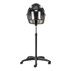 Centurion LVI-203S Black (1) Gabbiano centurion lvi-203s dryer helmet black - Gabbiano stand-up dryer helmet - Gabbiano hair dryer helmet - professional dryer helmet - Professional hairdressing equipment