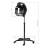 Centurion LVI-203S Black (2) Gabbiano centurion lvi-203s dryer helmet black - Gabbiano stand-up dryer helmet - Gabbiano hair dryer helmet - professional dryer helmet - Professional hairdressing equipment