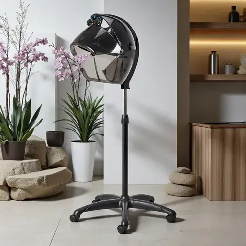 Centurion LVI-203S Noir Casque de séchage centurion lvi-203s noir - Casque de Séchage sur Pied Gabbiano - casque sèche-cheveux Gabbiano - casque de séchage professionnel - Équipements de coiffure professionnels