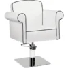 fauteuil de coiffure - mobilier de coiffure professionnel - chaise de coiffure - siège de coiffure - fauteuil de coiffure pour femme - meubles pour salon de coiffure - fauteuil de coiffure hydraulique - fauteuil coiffeur base carrée - fauteuil de coiffure éco-cuir - siège de coiffure design gris