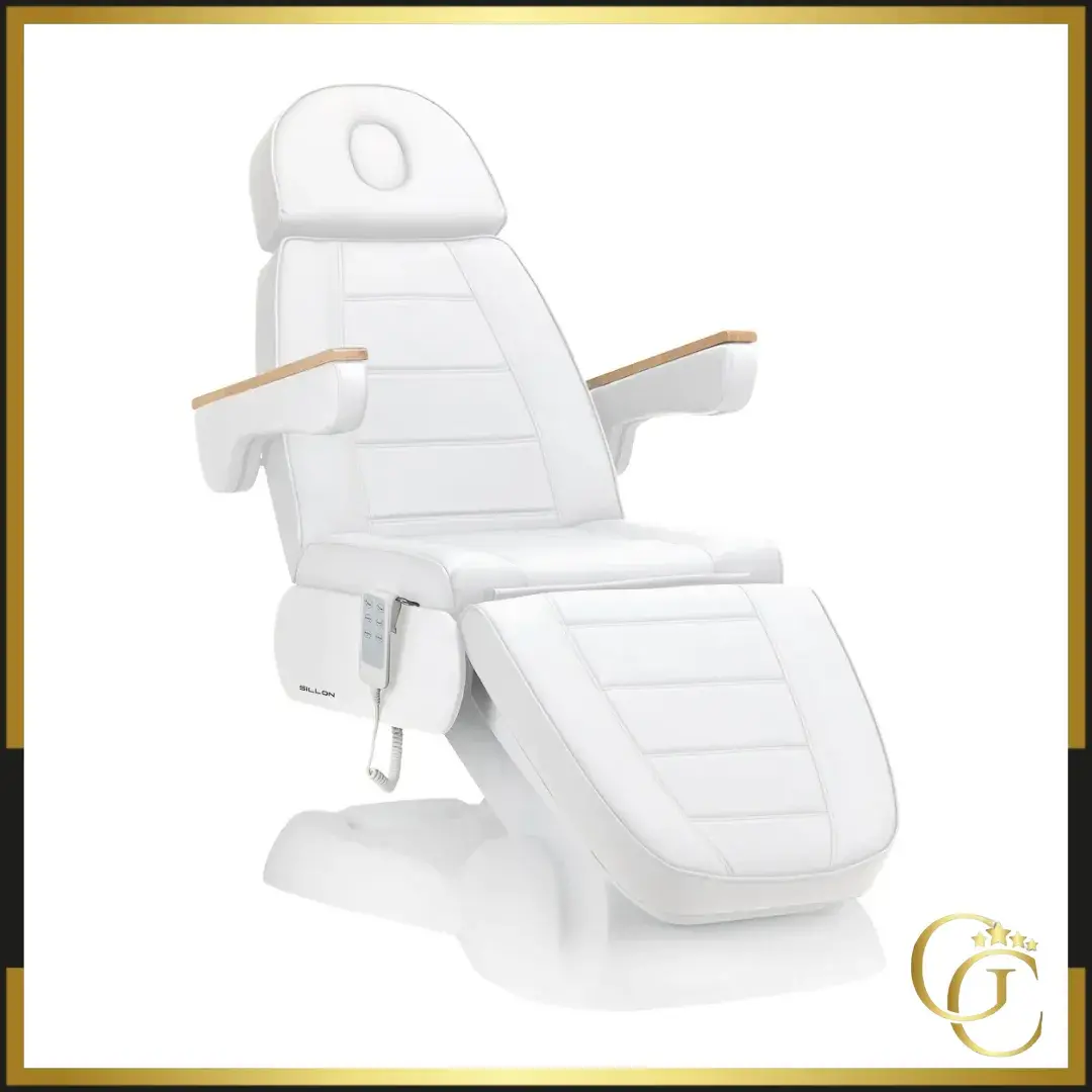 Fauteuil de soins esthétique lux 273b blanc Fauteuil de soins esthétique kate blanc - mobilier esthétique pour salon SPA - Mobilier Esthétique Professionnel - Fauteuil Esthétique Électrique - Fauteuil esthétique électrique kate blanc