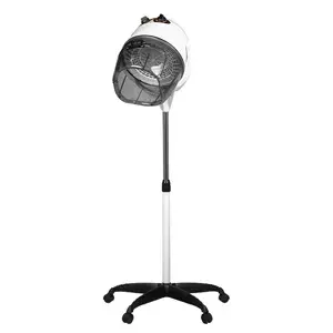 Gabbiano Dryer Headset 1600 White - Gabbiano Hair Dryer Headset - Hairdryer Headset on Stand - Hairdressing Headset - Professional Hairdressing Equipment