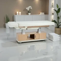 LIBRA 4 CR OAK (3) Massage table libra 4 cr oak - professional beauty treatment table - professional beauty furniture - beauty furniture for SPA - Professional massage table