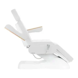 Lux 273B Blanc (14) Fauteuil de soins esthétique Lux 273b - mobilier esthétique pour salon SPA - Mobilier Esthétique Professionnel - Fauteuil Esthétique Électrique - Fauteuil esthétique électrique blanc - SILLON Lux 273b 3