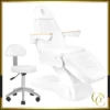 Pack sillon lux 273b + tabouret am-304 white - pack Sillon Lux 273b - pack fauteuil esthétique - mobilier esthétique professionnel - Mobilier Esthétique Haut de Gamme