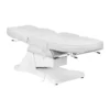 SOFT 1 WHITE Motor (5) Electric beauty treatment chair - Professional beauty table - High-end beauty chair - Professional beauty furniture - 4-motor electric chair - Heated treatment table - Adjustable beauty chair - Motorized beauty bed - Professional spa equipment - Premium PU beauty chair
