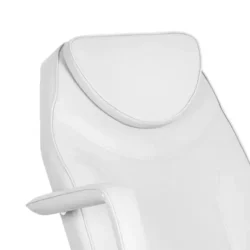 SOFT 1 Motor WHITE (6) Electric beauty treatment chair - Professional beauty table - High-end beauty chair - Professional beauty furniture - 4-motor electric chair - Heated treatment table - Adjustable beauty chair - Motorized beauty bed - Professional spa equipment - Premium PU beauty chair