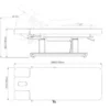 VIRGO (1) Massage table virgo 4 motors - professional beauty treatment table - professional beauty furniture - beauty furniture for SPA - Professional massage table