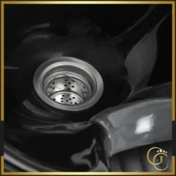 Bac à shampoing patrizio black - Bac de lavage patrizio black - Mobilier de coiffure professionnel - bac de lavage pour salon de coiffure - bac de lavage professionnel