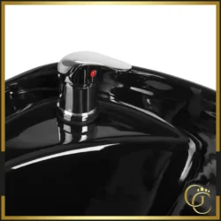 Bac à shampoing patrizio black - Bac de lavage patrizio black - Mobilier de coiffure professionnel - bac de lavage pour salon de coiffure - bac de lavage professionnel