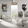 coiffeuse mural loft - poste de coiffage industriel - meuble de coiffure mural métal - station de coiffage moderne - coiffeuse professionnelle salon - mobilier coiffure design loft - poste de stylisme mural - coiffeuse murale métal noir - unité de coiffage compacte - meuble de salon de coiffure élégant