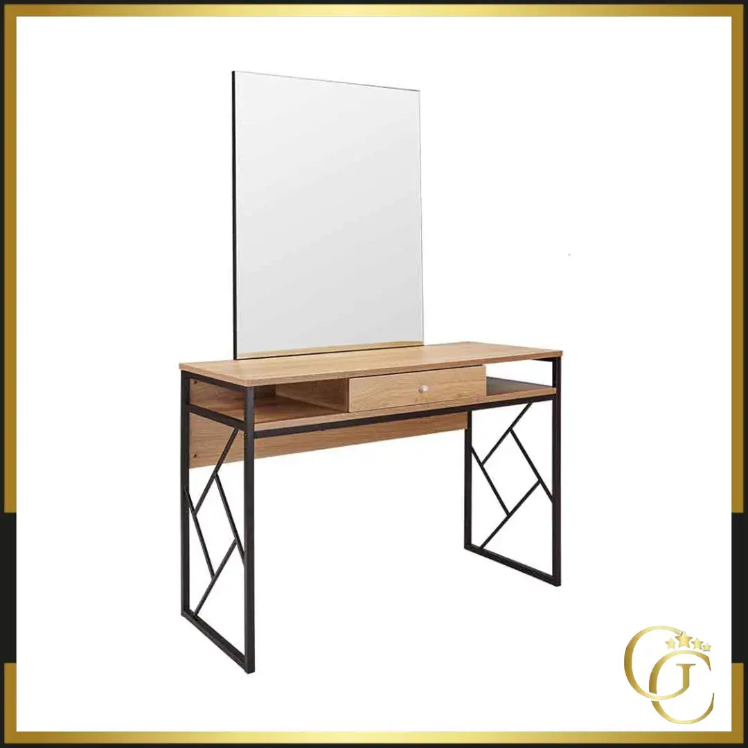 Coiffeuse murale loft s - Poste de coiffage loft s - Coiffeuse avec miroir loft s- coiffeuse pour salon de coiffure - mobilier de coiffure professionnel - meuble pour pour salon de coiffure