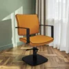 fauteuil de coiffure - mobilier de coiffure professionnel - chaise de coiffure - siège de coiffure - fauteuil de coiffure pour femme - meubles pour salon de coiffure - fauteuil de coiffure hydraulique - fauteuil coiffeur base carrée - fauteuil de coiffure éco-cuir - siège de coiffure design gris