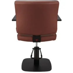Dolly (7) fauteuil de coiffure - mobilier de coiffure professionnel - chaise de coiffure - siège de coiffure - fauteuil de coiffure pour femme - meubles pour salon de coiffure - fauteuil de coiffure hydraulique - fauteuil coiffeur base carrée - fauteuil de coiffure éco-cuir - siège de coiffure design gris