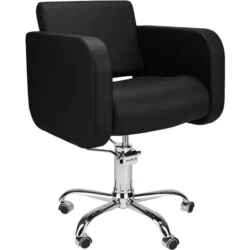 Fauteuil Globe (1) Fauteuil de coiffure globe - chaise de coiffure globe - fauteuil de coiffure professionnel - mobilier pour salon de coiffure - meuble pour salon de coiffure