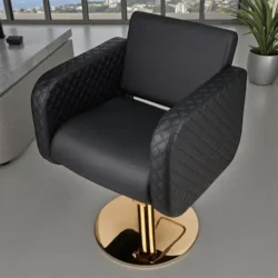 Fauteuil Globe (15) Fauteuil de coiffure globe - chaise de coiffure globe - fauteuil de coiffure professionnel - mobilier pour salon de coiffure - meuble pour salon de coiffure