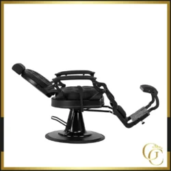Fauteuil de barbier niccolo b - chaise de Barbier niccolo b - Fauteuil de coiffure pour homme - chaise de coiffure vintage - mobilier de barbier professionnel