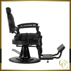 Fauteuil de barbier niccolo b - chaise de Barbier niccolo b - Fauteuil de coiffure pour homme - chaise de coiffure vintage - mobilier de barbier professionnel