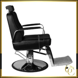 Fauteuil de barbier patrizio black - chaise de barbier patrizio black - Fauteuil de coiffure professionnel - mobilier pour salon de coiffure - chaise de coiffure professionnel