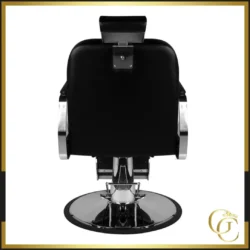 Fauteuil de barbier patrizio black - chaise de barbier patrizio black - Fauteuil de coiffure professionnel - mobilier pour salon de coiffure - chaise de coiffure professionnel