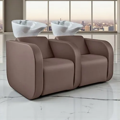 GLOBE SOFA_GC (3) Shampoo basin globe sofa - Shampoo basin globe SOFA 2 places- Massaging wash basin - Professional hairdressing furniture - wash basin for hairdressing salon - wash basin globe SOFA 2 places