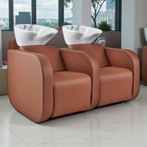 Shampoo basin globe sofa - Shampoo basin globe SOFA 2 places- Massaging wash basin - Professional hairdressing furniture - wash basin for hairdressing salon - wash basin globe SOFA 2 places