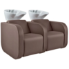 Bac à shampoing globe sofa - Bac à shampoing globe SOFA 2 places- Bac de lavage massant - Mobilier de coiffure professionnel - bac de lavage pour salon de coiffure - bac de lavage globe SOFA 2 places