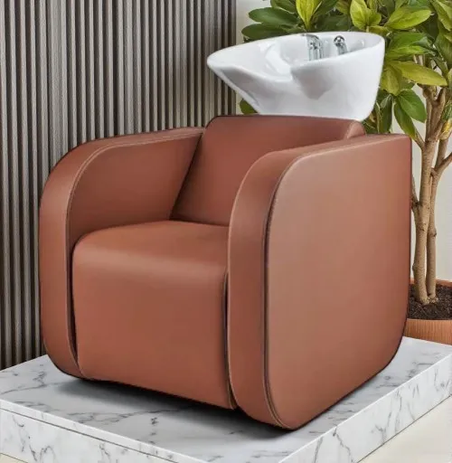 Bac à shampoing globe - Bac de lavage massant - Mobilier de coiffure professionnel - bac de lavage pour salon de coiffure - bac de lavage globe