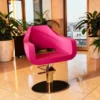 fauteuil de coiffure - mobilier de coiffure professionnel - chaise de coiffure - siège de coiffure - fauteuil de coiffure pour femme - meubles pour salon de coiffure - fauteuil de coiffure hydraulique - fauteuil coiffeur base carrée - fauteuil de coiffure éco-cuir - siège de coiffure design gris
