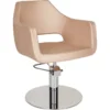 fauteuil de coiffure - mobilier de coiffure professionnel - chaise de coiffure - siège de coiffure - fauteuil de coiffure pour femme - meubles pour salon de coiffure - fauteuil de coiffure hydraulique - fauteuil coiffeur base carrée - fauteuil de coiffure éco-cuir - siège de coiffure design gris