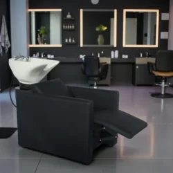 PEEK POWER + Blanc (5) Bac à shampoing électrique peek power + - Bac de lavage peek power + - Mobilier de coiffure professionnel - bac de lavage pour salon de coiffure - bac de lavage électrique