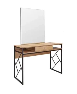 Coiffeuse murale loft s - Poste de coiffage loft s - Coiffeuse avec miroir loft s- coiffeuse pour salon de coiffure - mobilier de coiffure professionnel - meuble pour pour salon de coiffure