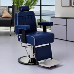 Fauteuil de barbier brookland - chaise de Barbier brookland - Fauteuil de coiffure pour homme - chaise de coiffure vintage - mobilier de barbier professionnel