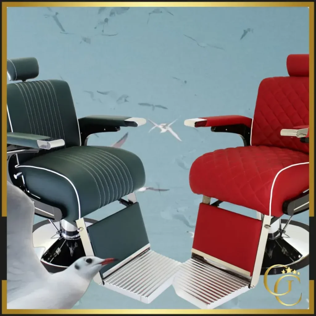Barbierstuhl Voyagers - Barbierstuhl Voyagers - Friseurstuhl für Männer - Vintage Friseurstuhl - professionelle Barbiermöbel