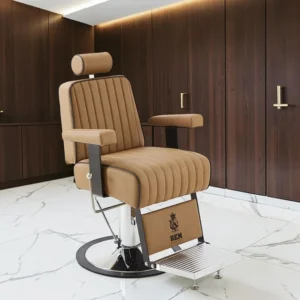 professional barber chair - luxury barber chair - barber chair - vintage barbershop chair - high-end barber furniture - professional hair salon chair - hydraulic barber chair - tufted barber chair - sturdy barber chair - gold design barber chair - luxury retro barber chair - premium barbershop equipment - comfort barber chair - adjustable barber chair - gold aluminum barber chair