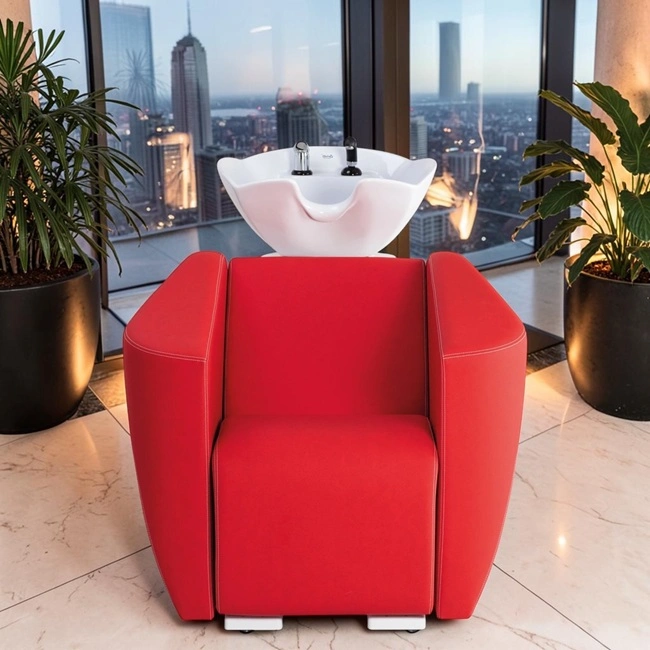Bac à shampoing prisma ceriotti - Bac de lavage massant - Mobilier de coiffure professionnel - bac de lavage pour salon de coiffure - bac de lavage prisma ceriotti - prisma relax