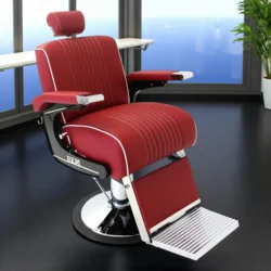 Fauteuil de barbier voyagers - chaise de Barbier voyagers - Fauteuil de coiffure pour homme - chaise de coiffure vintage - mobilier de barbier professionnel