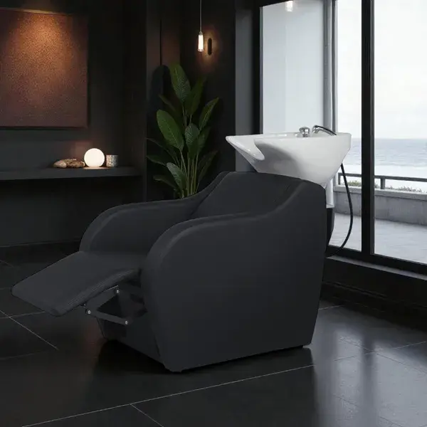 Bac à shampoing électrique wisp power + - Bac de lavage wisp power + - Mobilier de coiffure professionnel - bac de lavage pour salon de coiffure - bac de lavage électrique