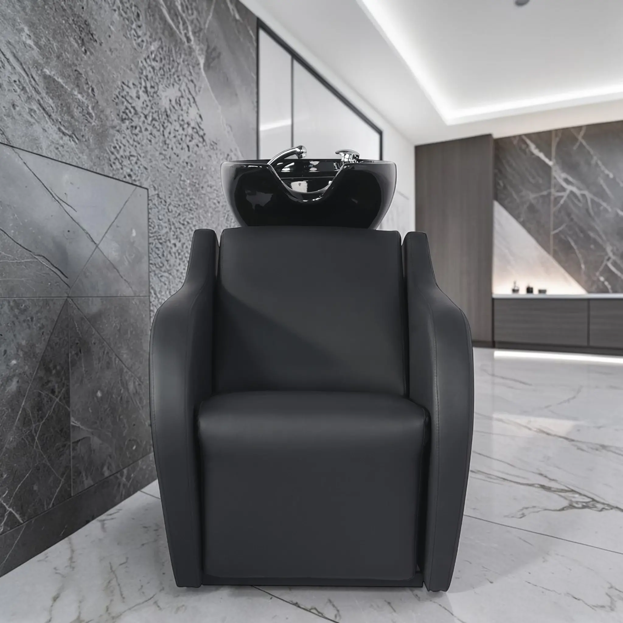 Bac à shampoing électrique wisp power + - Bac de lavage wisp power + - Mobilier de coiffure professionnel - bac de lavage pour salon de coiffure - bac de lavage électrique