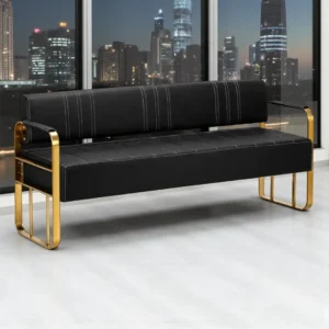 Canapé d'Attende AVILA - banquette pour salon de coiffure - canapé d'attente pour salon de coiffure - Canapé salle d'Attende AVILA - mobilier de coiffure professionnel