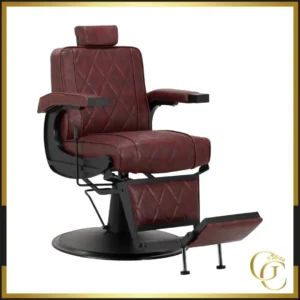 Fauteuil de barbier anders BR- Fauteuil barbier Anders BR - chaise barbier Anders BR - mobilier de coiffure professionnel - Fauteuil barbier professionnel