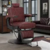 Fauteuil de barbier anders BR- Fauteuil barbier Anders BR - chaise barbier Anders BR - mobilier de coiffure professionnel - Fauteuil barbier professionnel