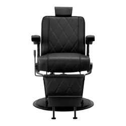 Fauteuil de barbier anders full black - Fauteuil barbier Anders full black - chaise barbier Anders full black - mobilier de coiffure professionnel - Fauteuil barbier professionnel